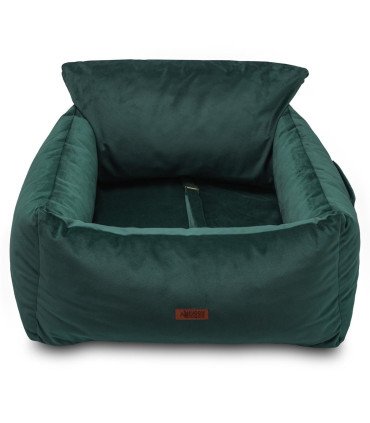Fotelik do samochodu dla psa HUGGY DOGGY Snug zielony