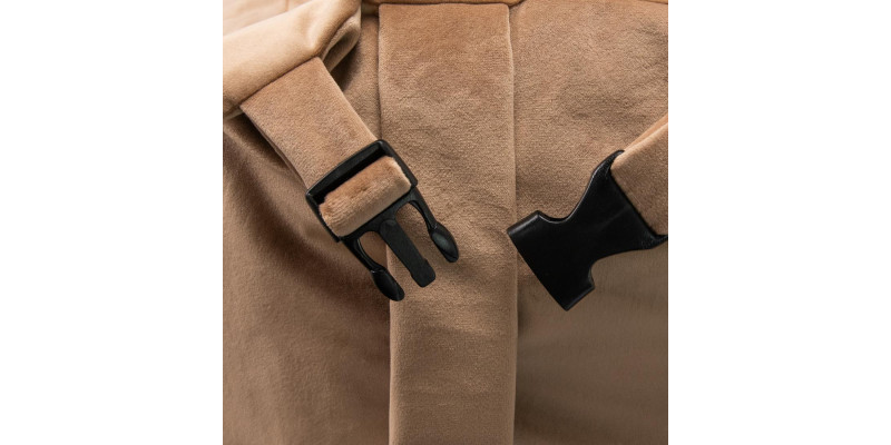 Solidne mocowanie fotelika dla psów HUGGY DOGGY Snug beżowy