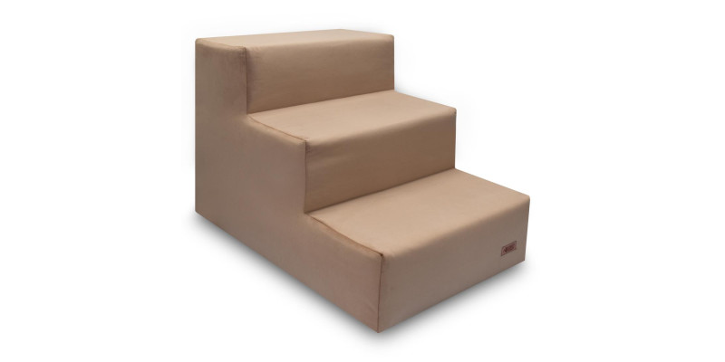 Schodki dla psa do kanapy i łóżka HUGGY DOGGY Climber beżowe shih tzu maltańczyk