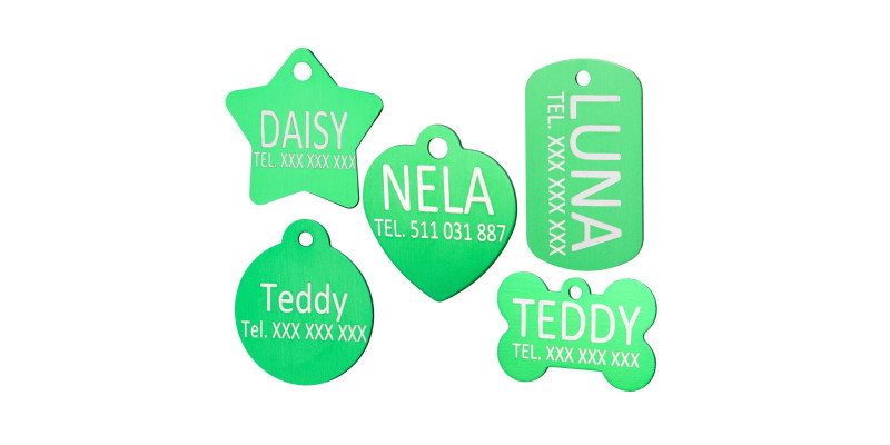 Zawieszka dla psa z grawerem gwiazdka HUGGY DOGGY personalizowana