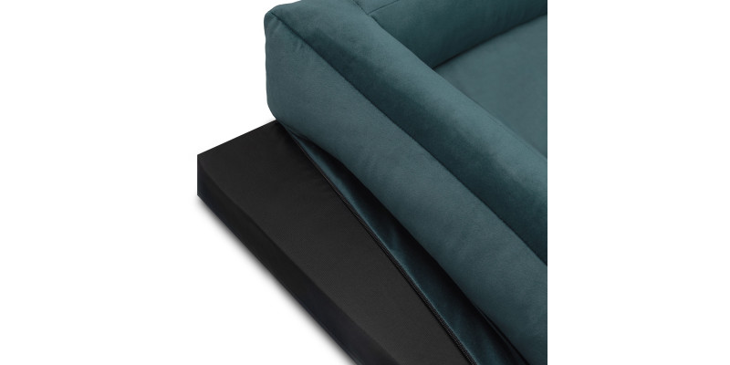 Legowisko ortopedyczne dla psa materac posłanie spanie kanapa HUGGY DOGGY Harmony turkusowe