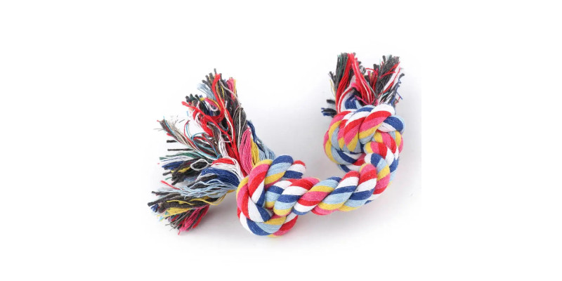 Szarpak dla psa w kształcie kości