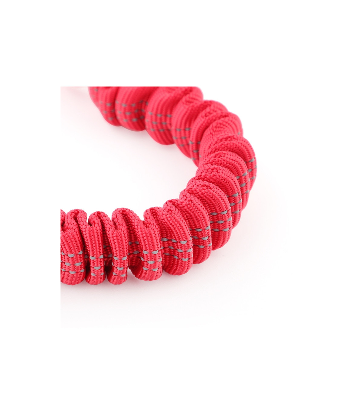 Amortyzator pasa samochodowego koloru czerwonego