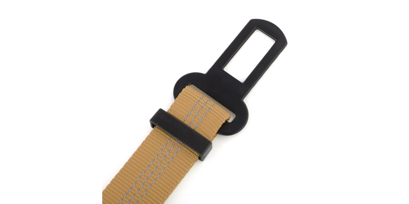 Zapięcie pasa bezpieczeństwa brązowego