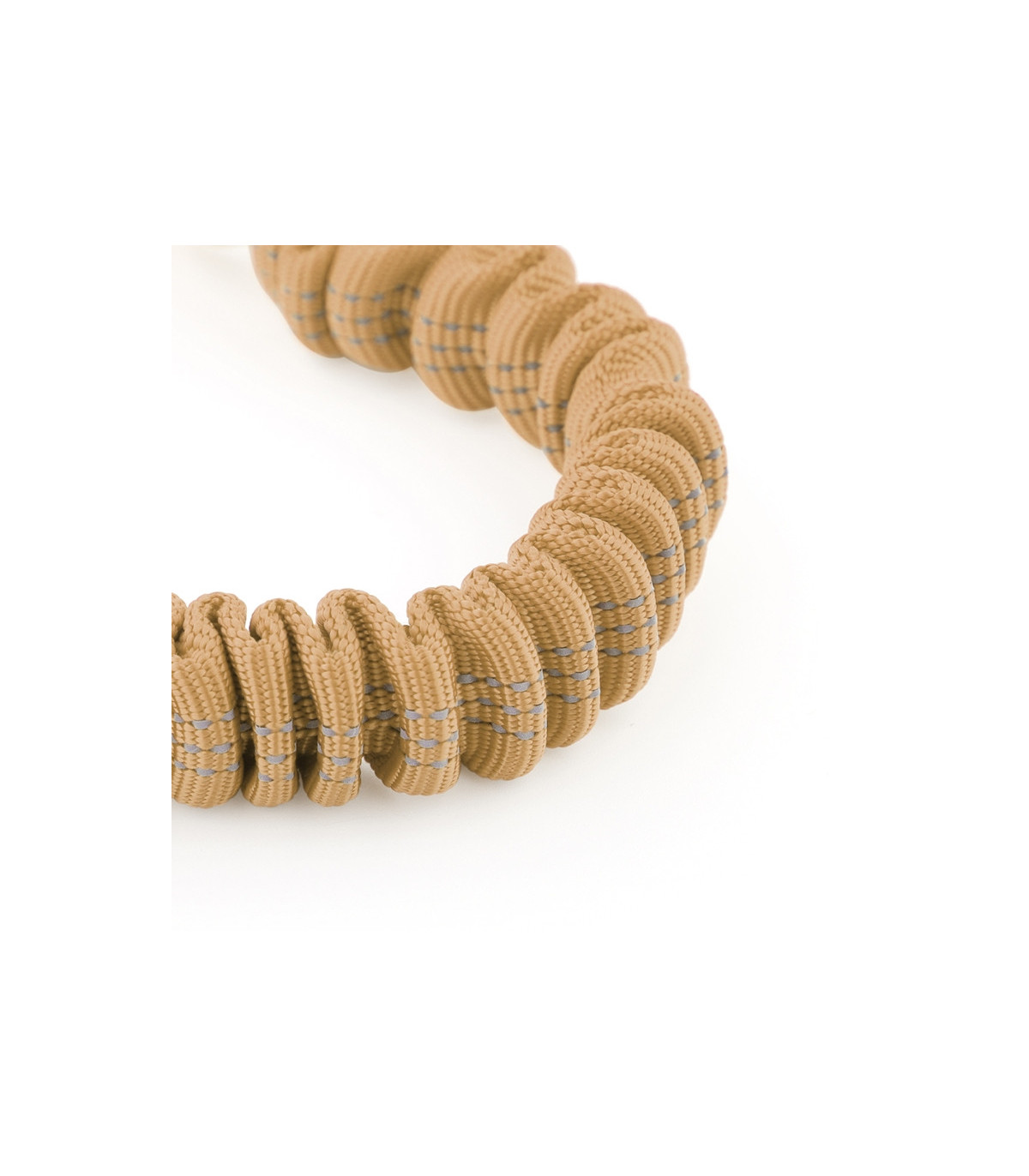 Brązowy pas bezpieczeństwa dla psa HUGGY DOGGY Lock – z amortyzatorem