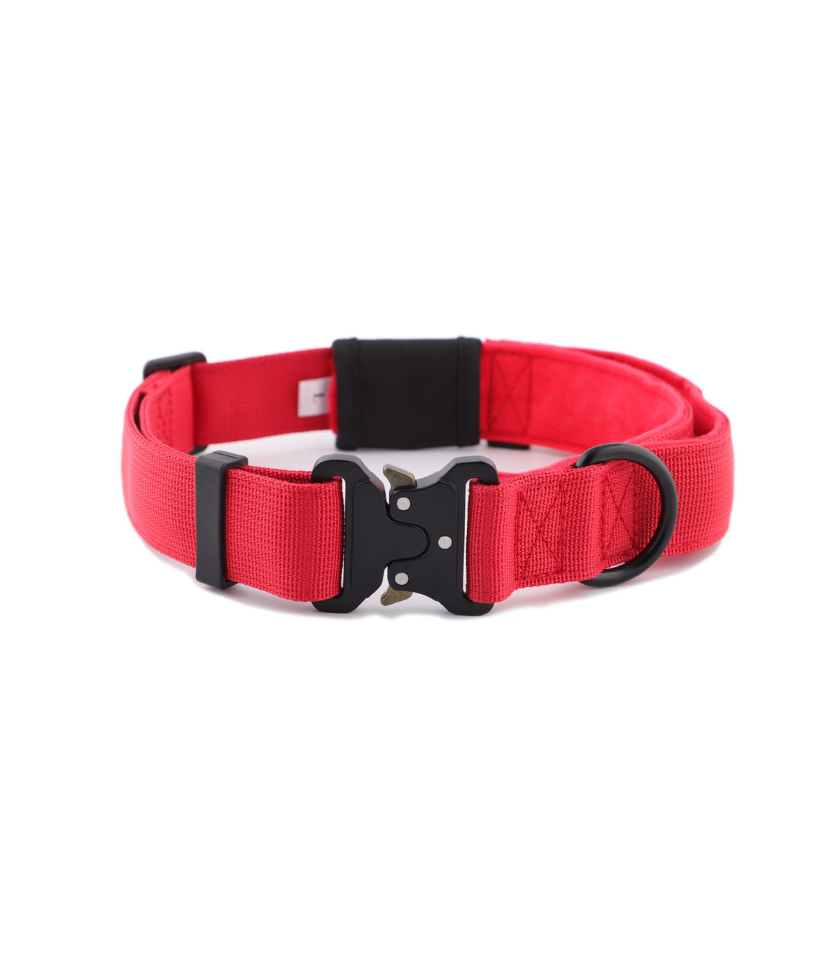 Obroża szeroka HUGGY DOGGY Alpha Czerwona