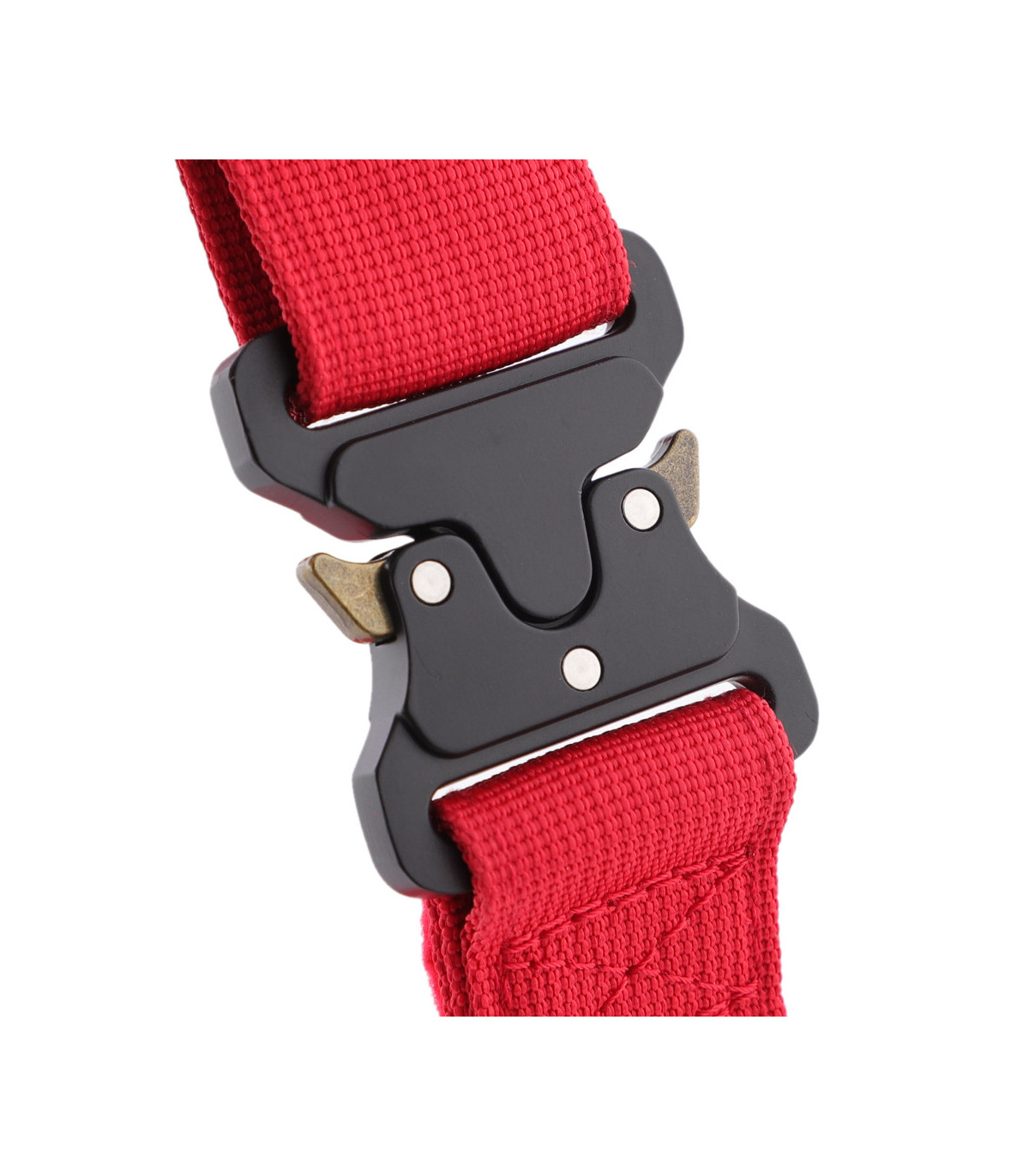 Obroża szeroka HUGGY DOGGY Alpha Czerwona – moc i wygoda