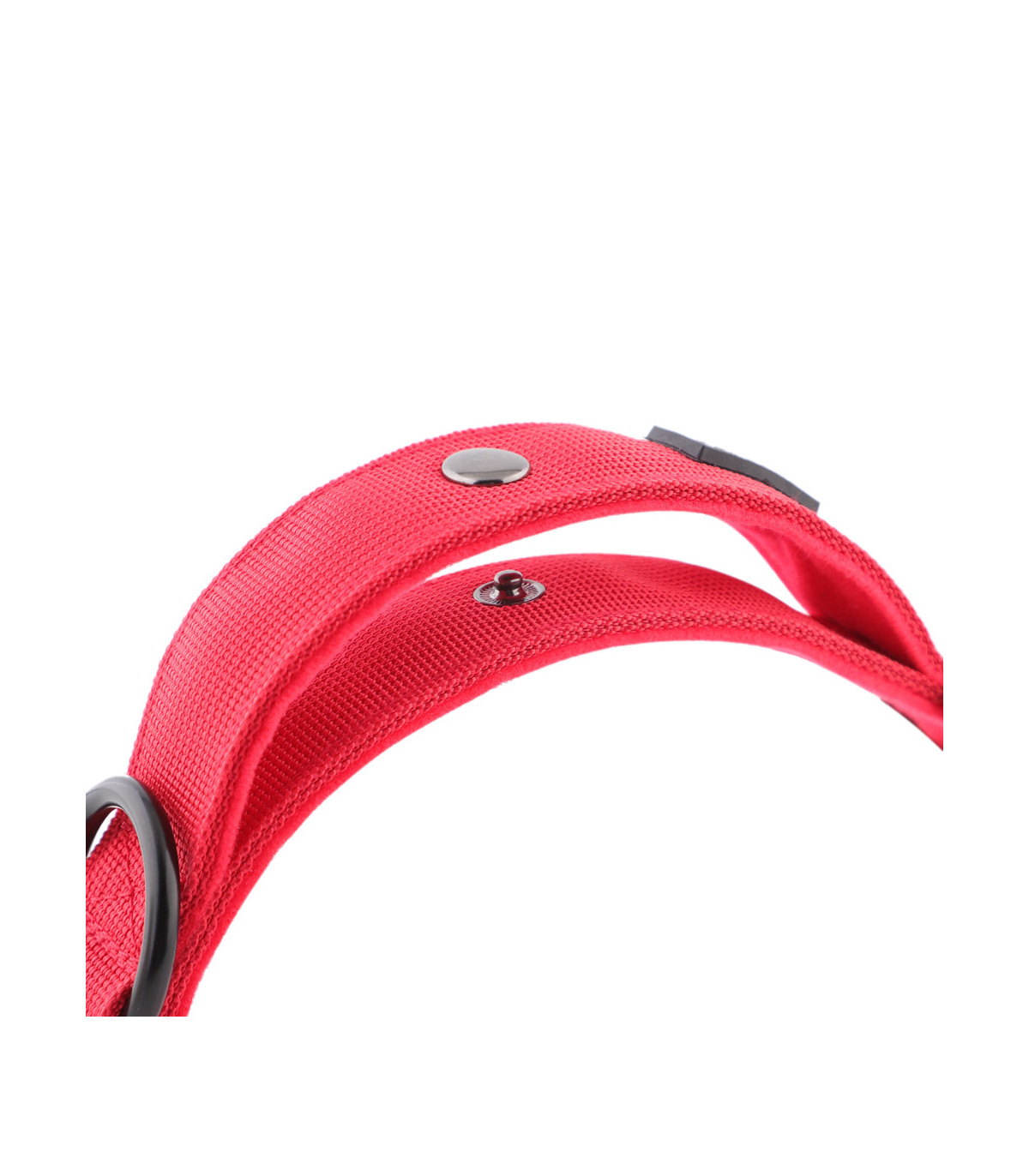 Uchwyt obroży szerokiej Alpha czerwony