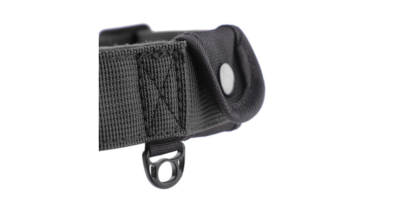 Obroża szeroka HUGGY DOGGY Alpha czarna – moc i wygoda