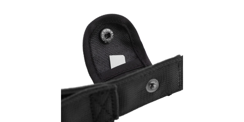 Obroża szeroka HUGGY DOGGY Alpha czarna – moc i wygoda