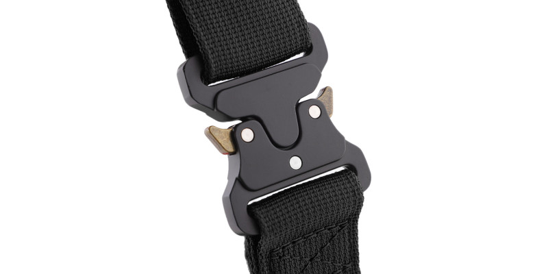 Obroża szeroka HUGGY DOGGY Alpha czarna – moc i wygoda