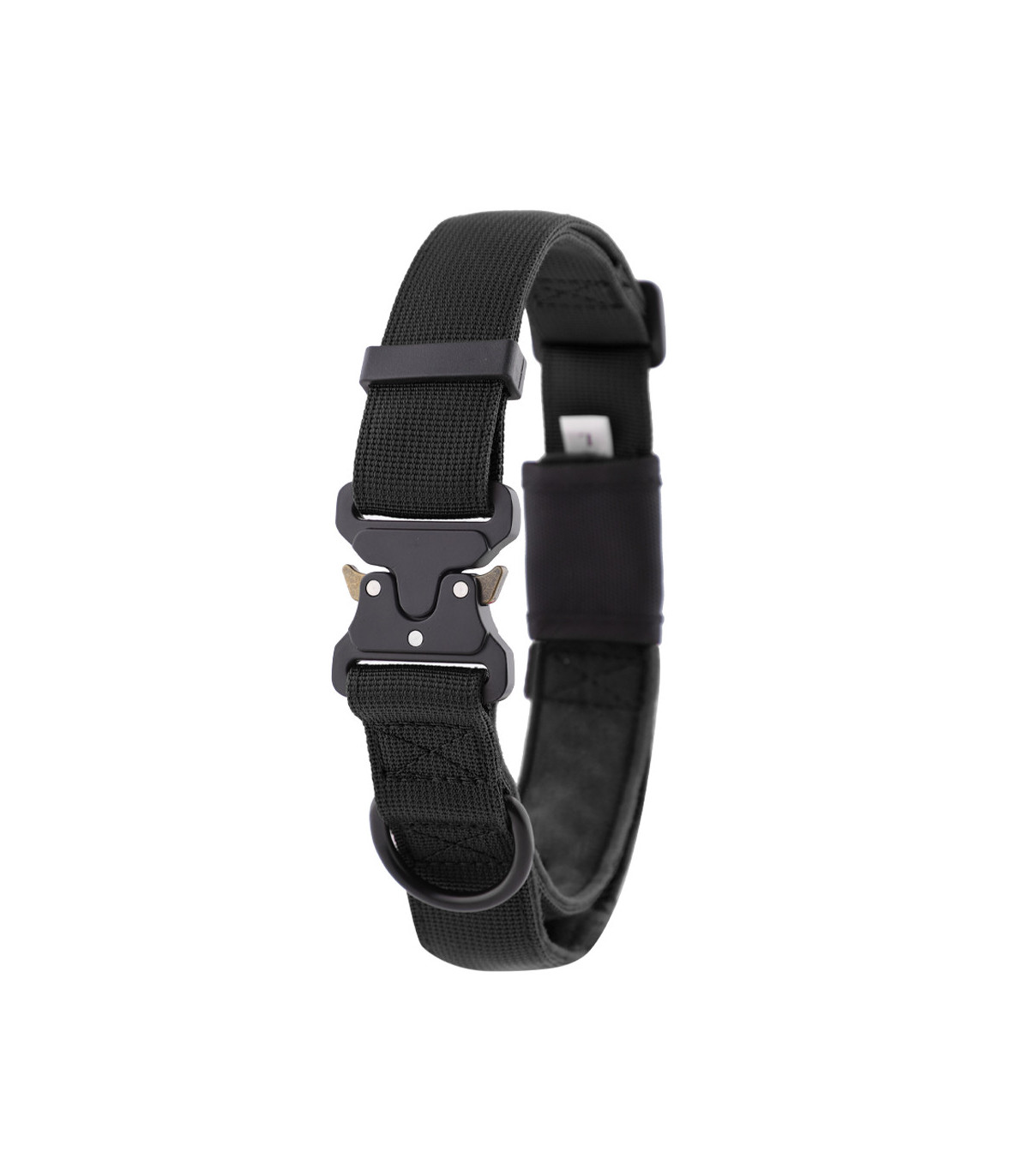 Szeroka obroża w pionie czarna