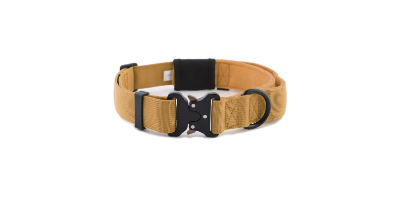 Obroża szeroka HUGGY DOGGY Alpha khaki