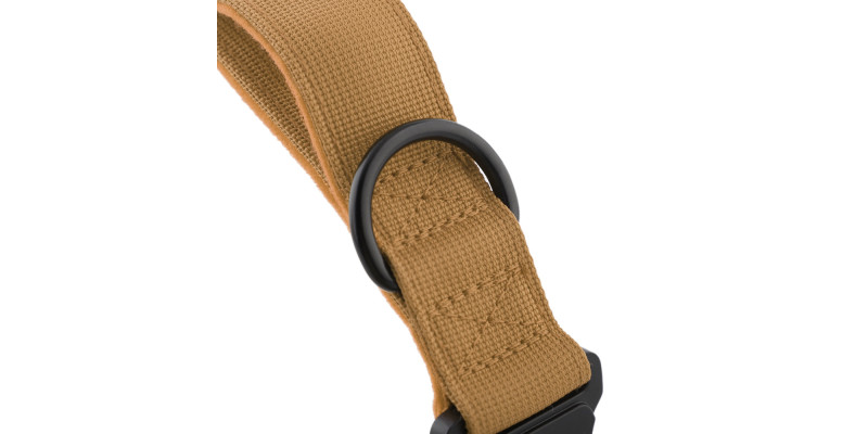 Obroża szeroka HUGGY DOGGY Alpha khaki – moc i wygoda