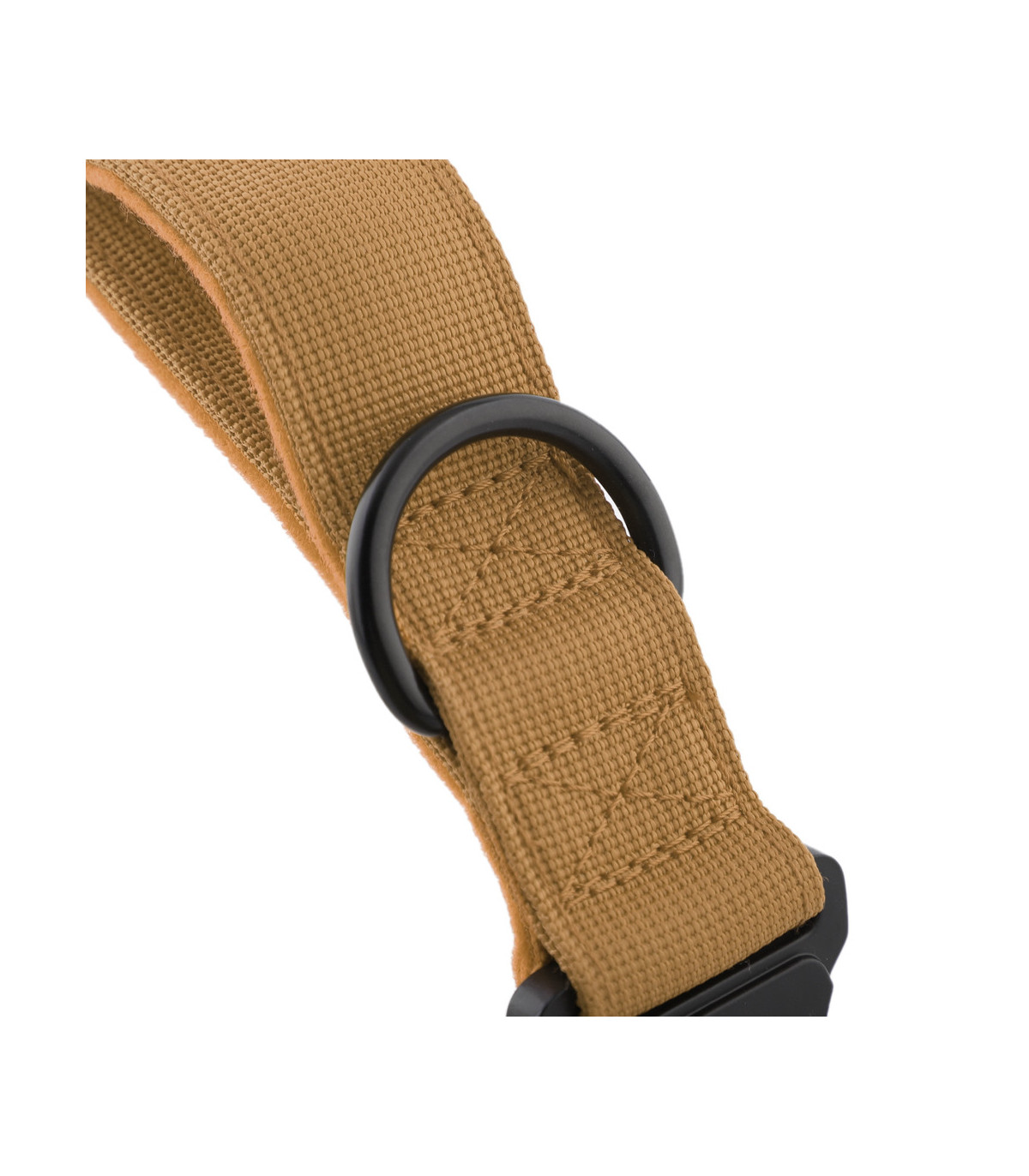 Obroża szeroka HUGGY DOGGY Alpha khaki – moc i wygoda