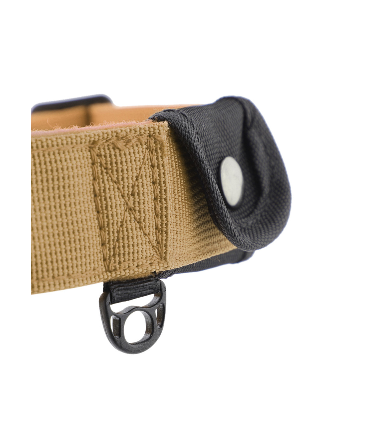 Obroża szeroka HUGGY DOGGY Alpha khaki – moc i wygoda