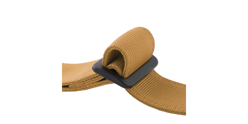 Regulacja szerokiej obroży khaki