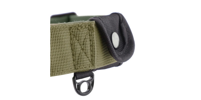 Obroża szeroka HUGGY DOGGY Alpha zielona – moc i wygoda