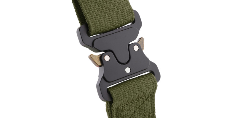 Obroża szeroka HUGGY DOGGY Alpha zielona – moc i wygoda