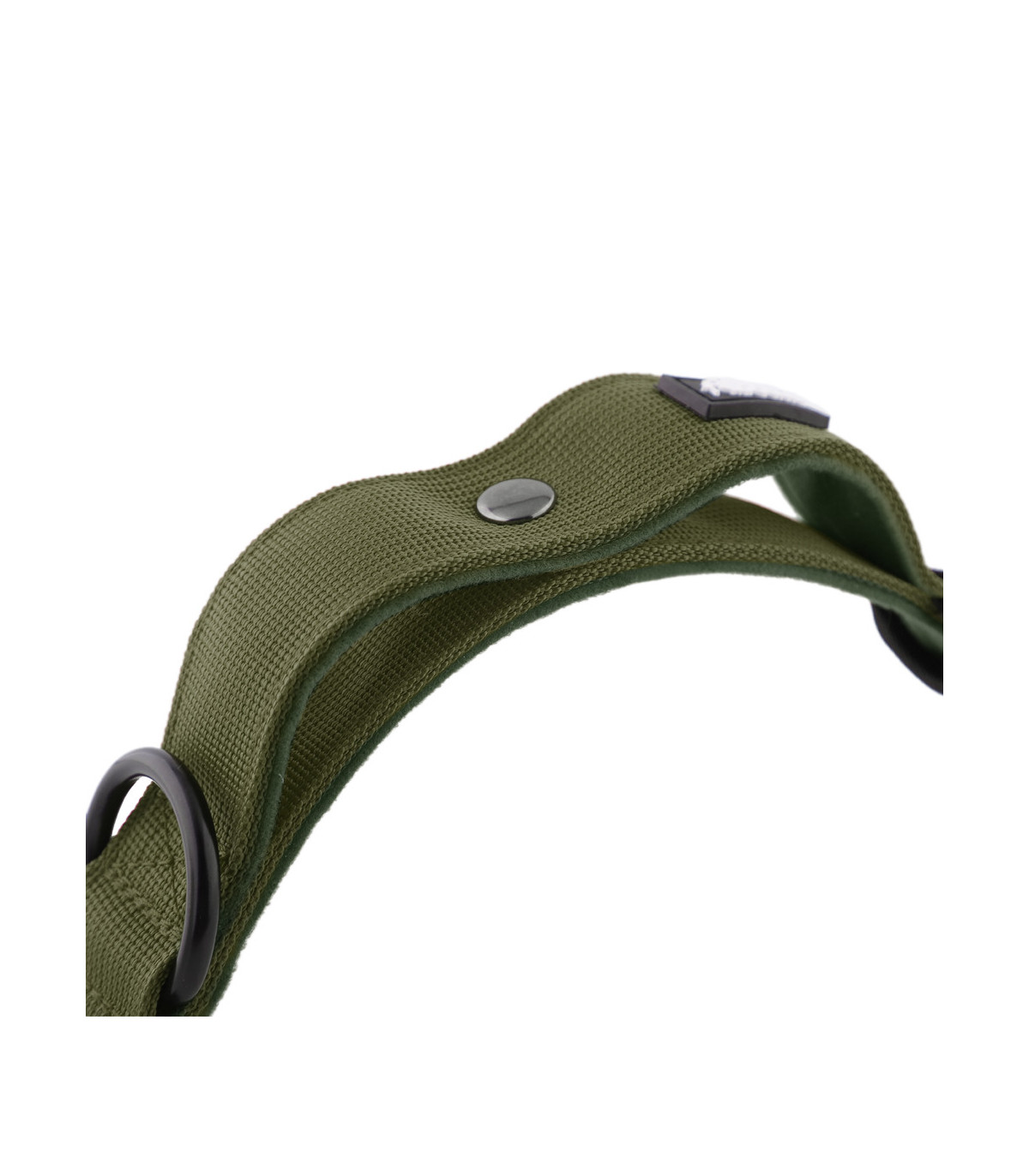 Obroża szeroka HUGGY DOGGY Alpha zielona – moc i wygoda