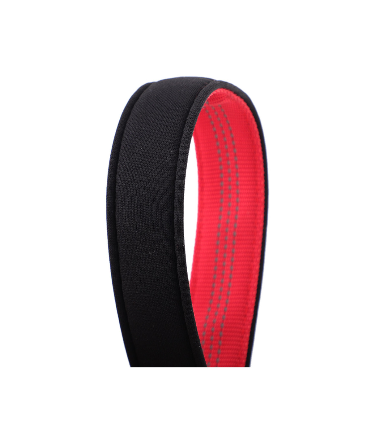 Smycz z amortyzatorem Alpha czerwona – mocna i stylowa | HUGGY DOGGY