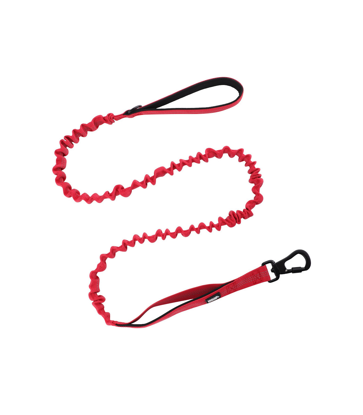 Smycz z amortyzatorem HUGGY DOGGY Alpha czerwona