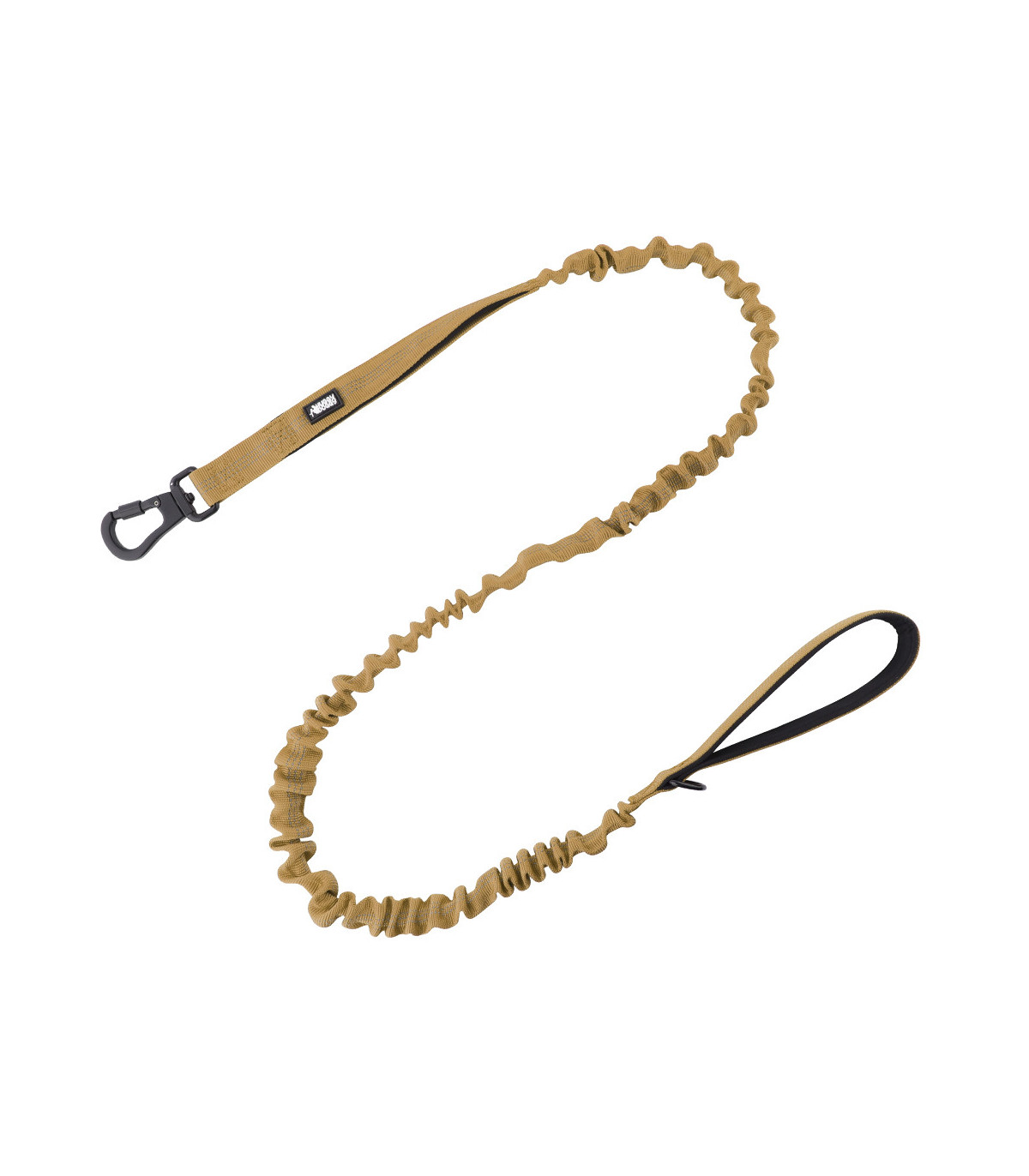 Smycz z amortyzatorem HUGGY DOGGY Alpha khaki