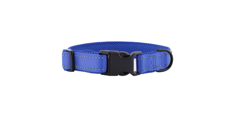 Lekka i mocna obroża Walky w kolorze granatowym od HUGGY DOGGY, idealna dla energicznych psów z dużą regulacją