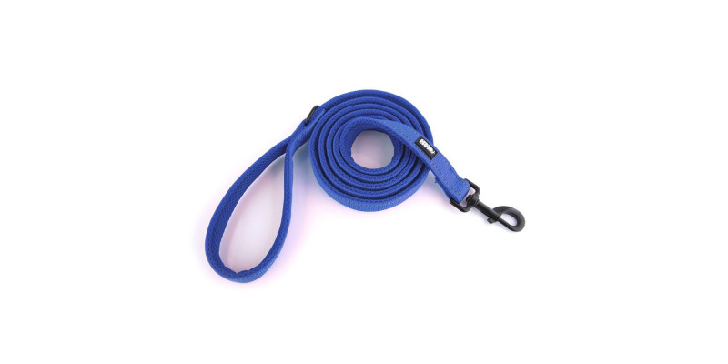 2-metrowa smycz HUGGY DOGGY Walky w eleganckim granatowym kolorze, z mocnym karabińczykiem