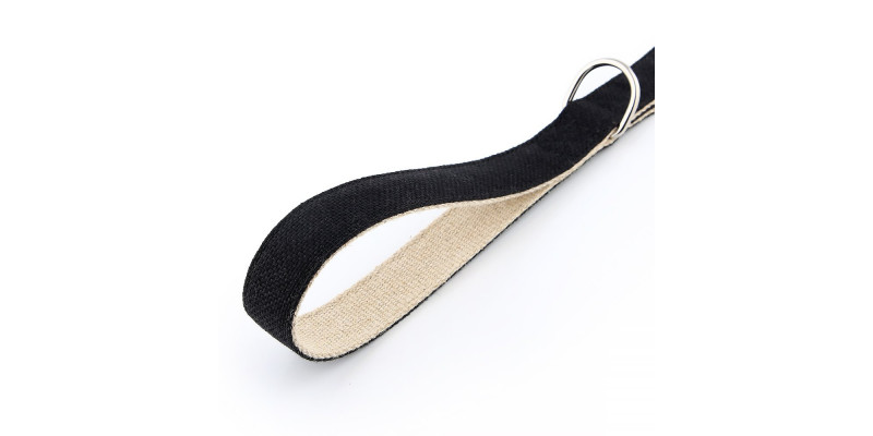 Ergonomiczna smycz dla psa HUGGY DOGGY Eko, kolor czarny, doskonała dla różnych ras psów