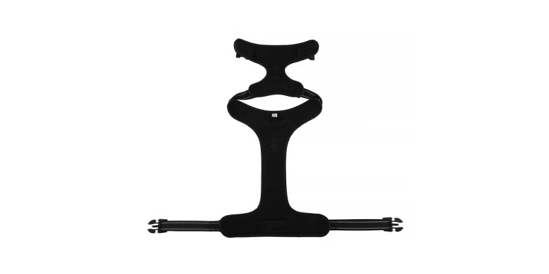 Szare szelki easy walk Walky Guard od HUGGY DOGGY, odporne na brud i łatwe w czyszczeniu