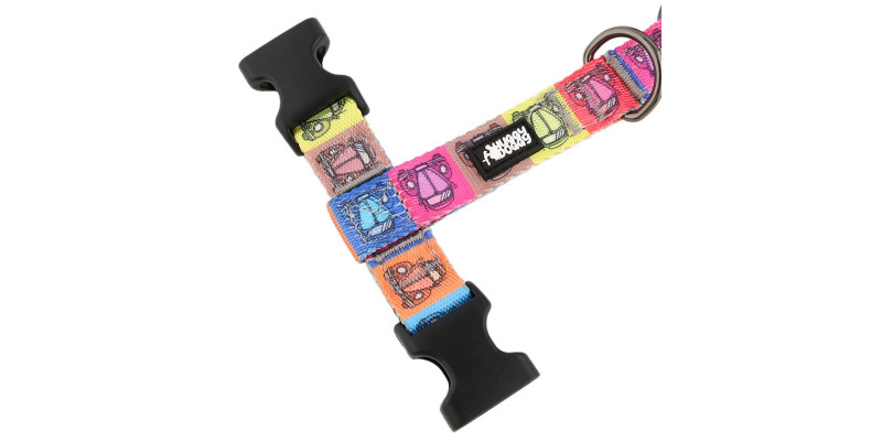 Funkcjonalne szelki dla psów HUGGY DOGGY, model Lucky Beetle Car z regulacją