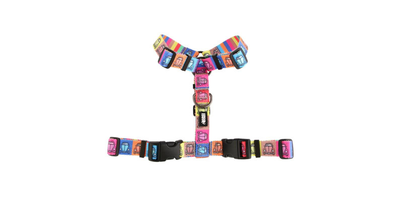 Stylowe szelki Lucky Beetle Car od HUGGY DOGGY dla modnych psów