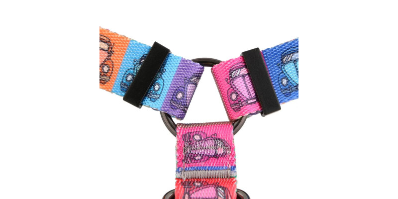 Szelki dla psów HUGGY DOGGY Lucky Beetle Car, idealne na codzienne spacery