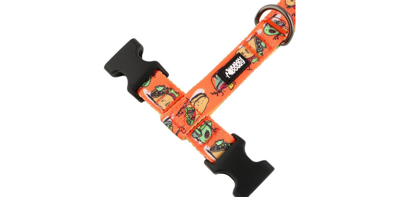 Designerskie szelki HUGGY DOGGY z linii Lucky Tacos, zapewniające komfort i bezpieczeństwo