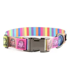 obroża designerska HUGGY DOGGY Lucky Beetle Car z grawerem imienia psa