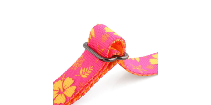 Personalizowana obroża HUGGY DOGGY Lucky Flower z grawerowanymi danymi kontaktowymi