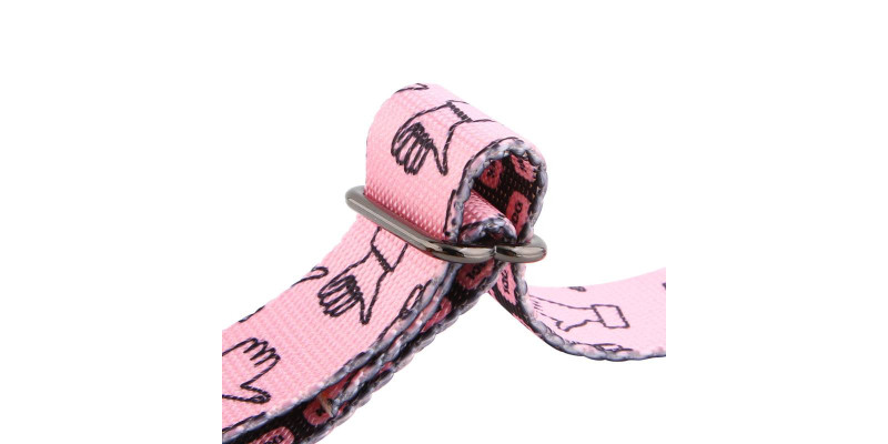 obroża HUGGY DOGGY z grawerem i aluminiową klamrą, stylowy wybór dla psa