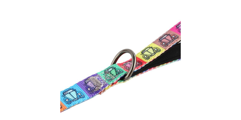 Designerska smycz HUGGY DOGGY Lucky Beetle Car, idealna dla modnych psów