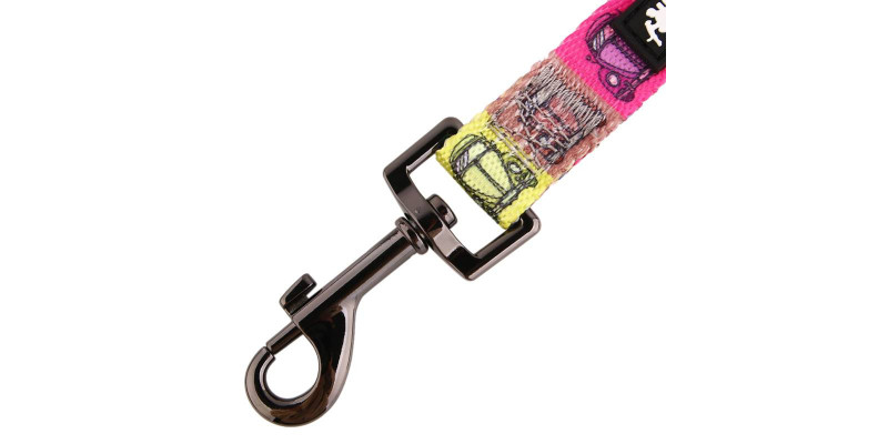 1,5-metrowa smycz dla psa HUGGY DOGGY Lucky Beetle Car, zapewniająca bezpieczeństwo i wygodę