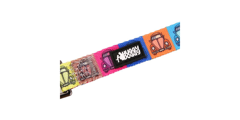 Smycz HUGGY DOGGY Lucky Beetle Car z motywem samochodu, trwała i stylowa