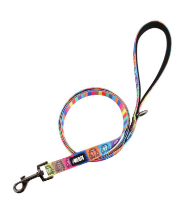 Smycz dla psa HUGGY DOGGY Lucky Beetle Car, 1,5 m, wzór samochodu