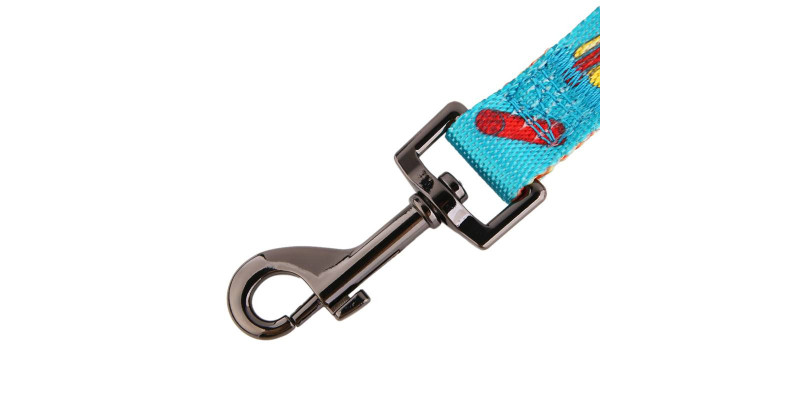 Designerska smycz HUGGY DOGGY Lucky Fast Food, idealna dla modnych psów