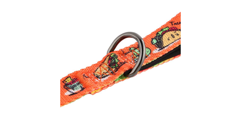 Designerska smycz od HUGGY DOGGY Lucky Tacos, idealna dla modnych psów
