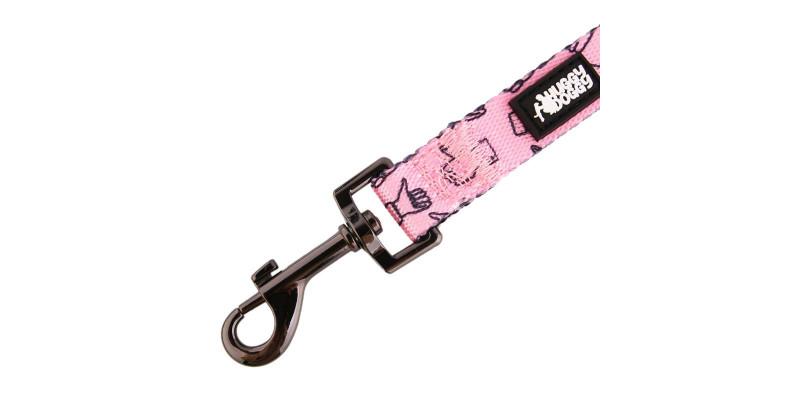 Smycz HUGGY DOGGY Lucky Thumbs, ergonomiczny uchwyt, trwałe zapięcie