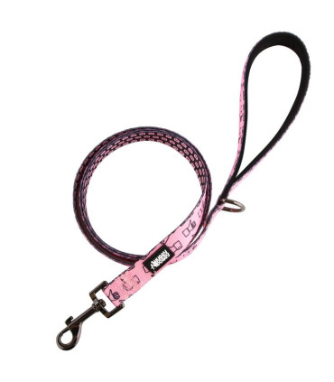 Smycz dla psa designerska HUGGY DOGGY Lucky Thumbs, długość 1,5 m, unikalny wzór kciuków