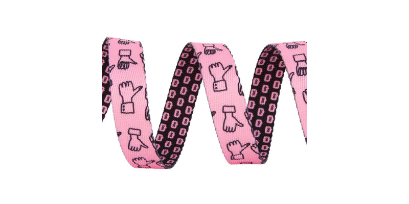 Designerska smycz HUGGY DOGGY Lucky Thumbs, idealna dla modnych psów. Miejskie spacery z psem