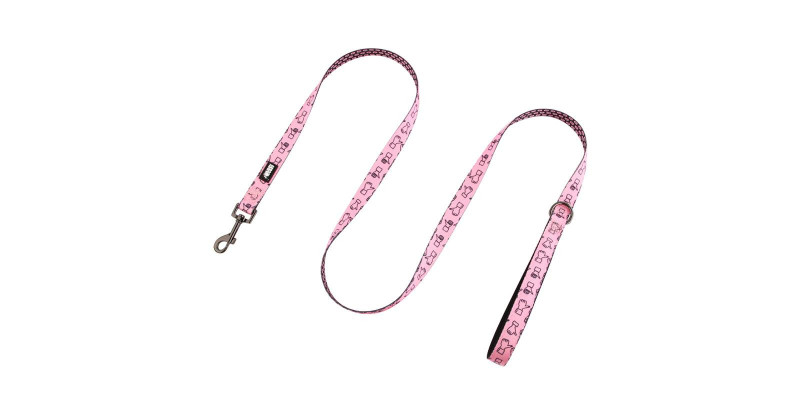 Stylowa smycz HUGGY DOGGY Lucky Thumbs, ergonomiczny uchwyt, solidny karabińczyk