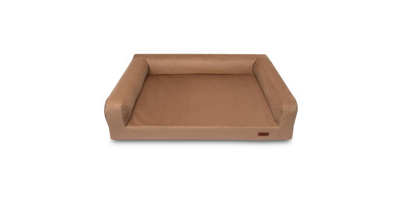 Komfortowy materac dla psa HUGGY DOGGY Harmony beżowy, idealny dla Yorka