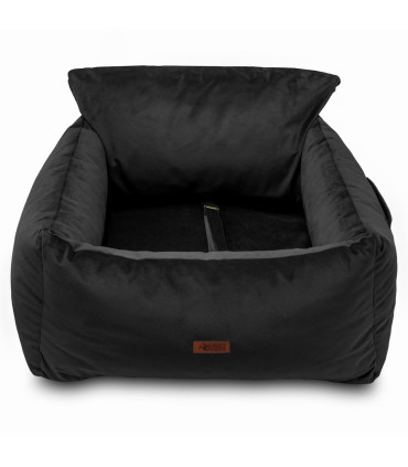 Fotelik samochodowy dla psa do auta  transporter HUGGY DOGGY Snug czarny